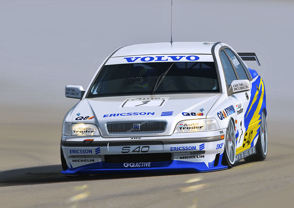 Platz NuNu 1/24 Racing Series VOLVO S40 1997 BTCC Brands