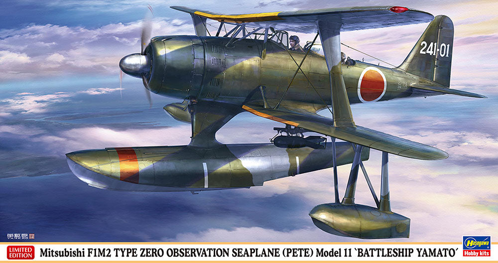 1/48 Mitsubishi F1M2 Type Zero Observation Seaplane (Pete) Model 11 “Battleship Yamato”