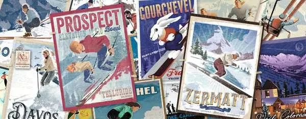 Vintage Ski Posters - 1000 PIECE