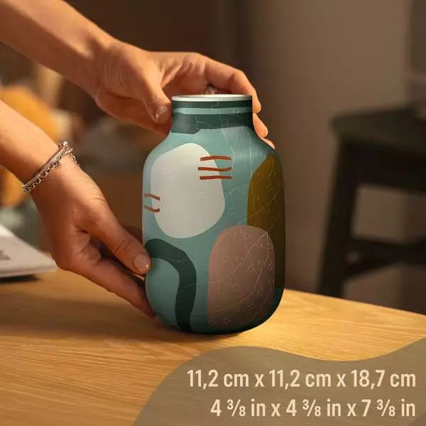 3D Puzzle - Vase Organic Sage - 162 pieces