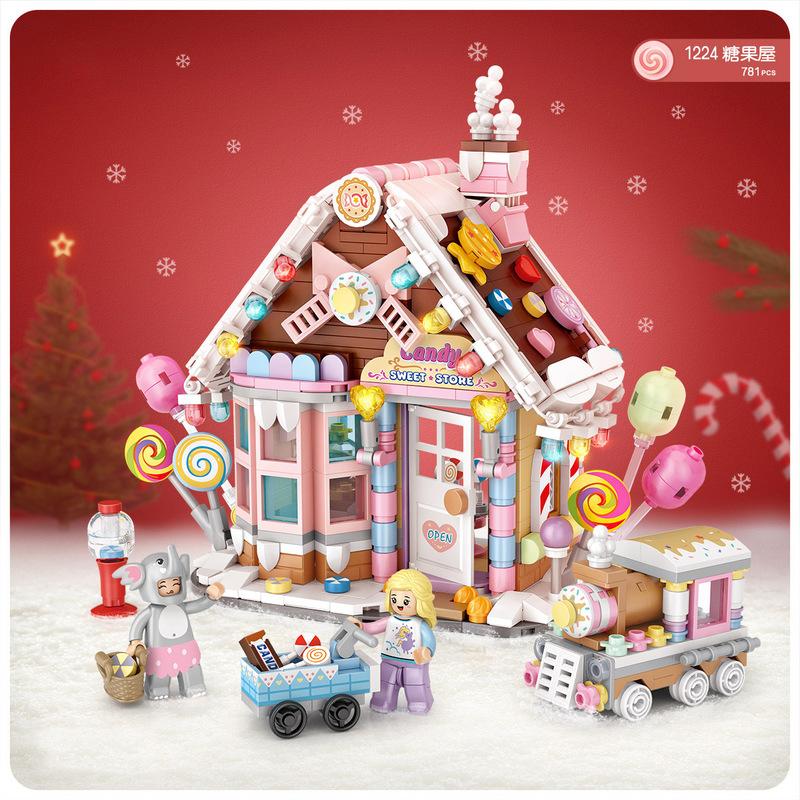 Candy House | LOZ 1224 Mini Block Building Bricks Set Fairy Tale