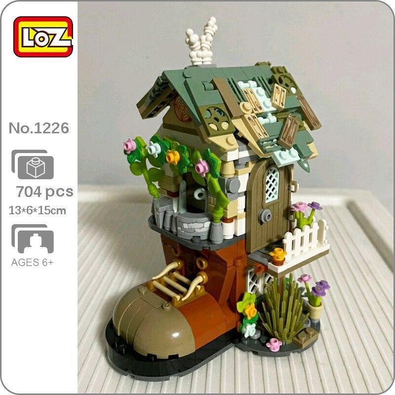 Dwarf Hut | LOZ 1226 Mini Block Building Bricks Set Fairy Tale