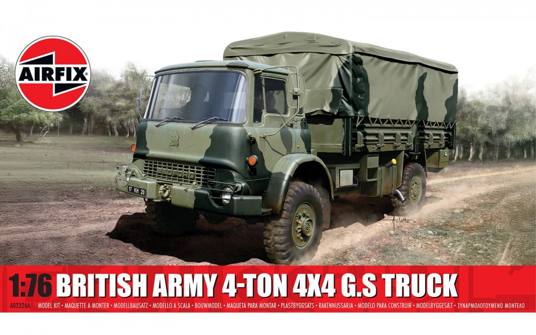 1:76 British Army 4-ton 4x4 G.S Truck