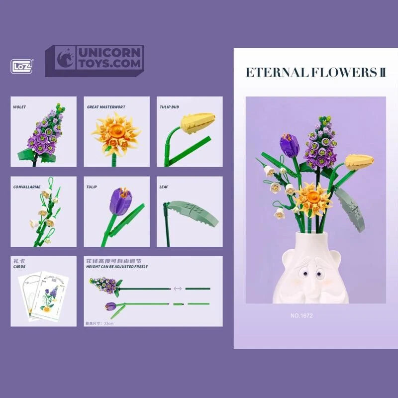 Eternal flower - Violet Bouquet