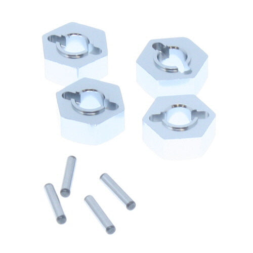 Aluminum Wheel Hex & Pin (x4)