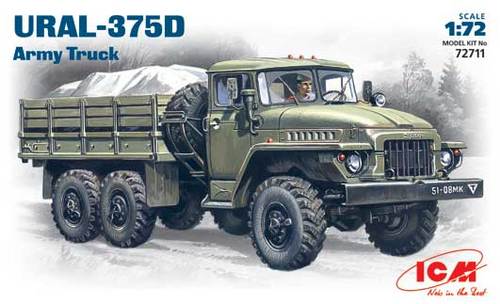 ICM 72711 URAL-375D Army Truck