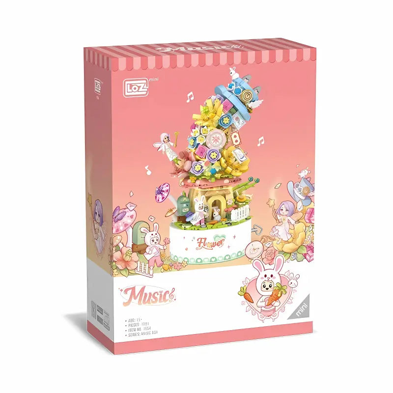 Wonderful Flower Journey-Block Music Box (Light-up Version)