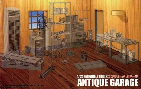 1/24 Antique Garage Diorama