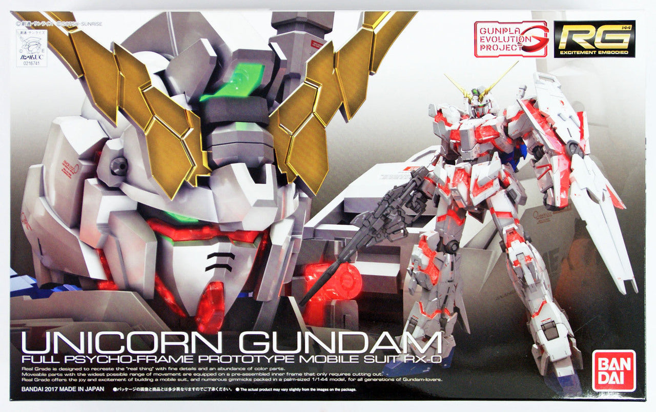 Qt421 Bandai Spirits 1:144 Real Grade (RG) Full Armor Unicorn