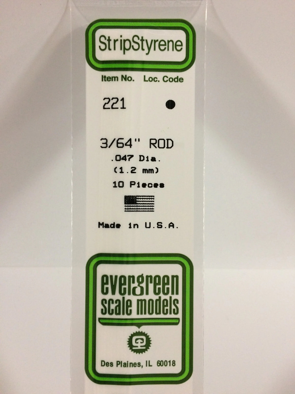 Round Rod 0.047" (1.2mm) (10)