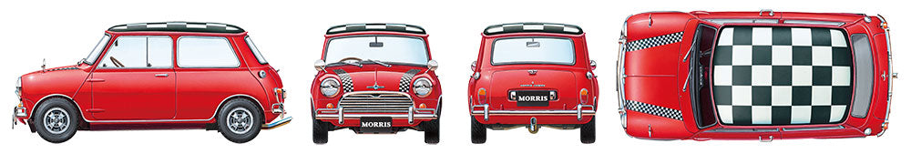 1/24 SCALE MORRIS MINI COOPER 1275S Mk.I