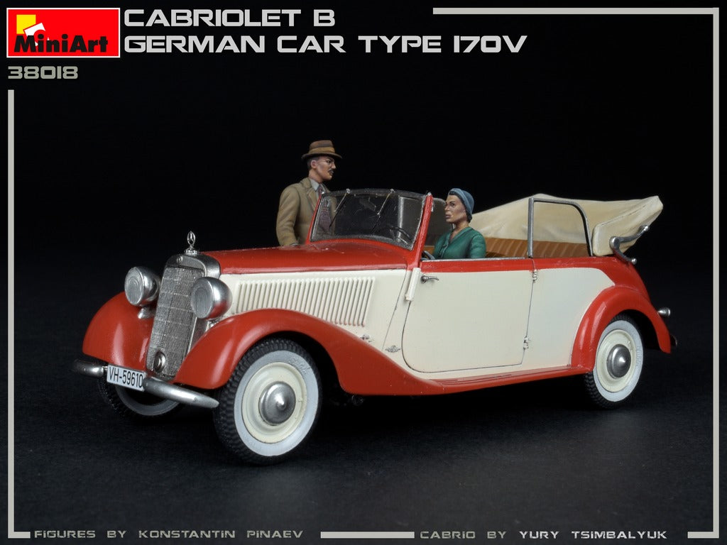 MiniArt 1/35 Cabriolet B German Car Type 170V