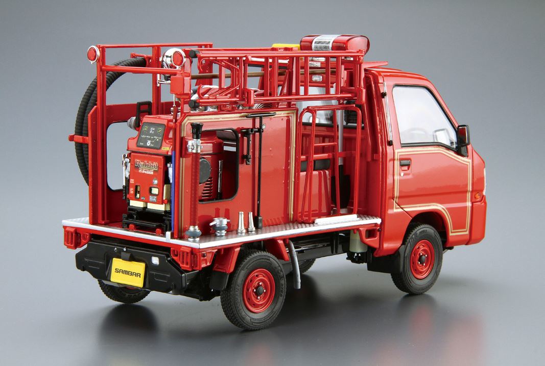 Aoshima 1/24 Subaru TT2 SAMBAR THE FIRE ENGINE '11