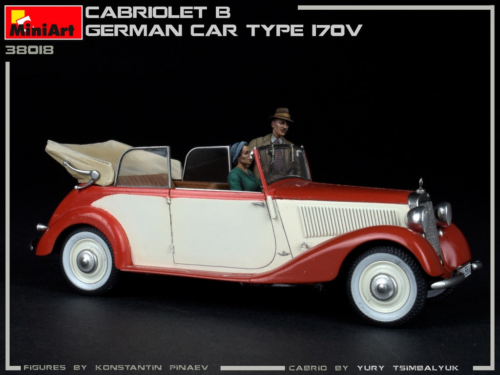 MiniArt 1/35 Cabriolet B German Car Type 170V