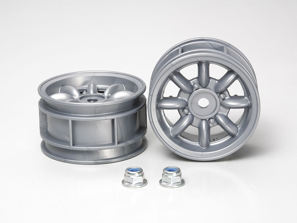 M-Chassis 8-Spoke Wheels (2) Silver