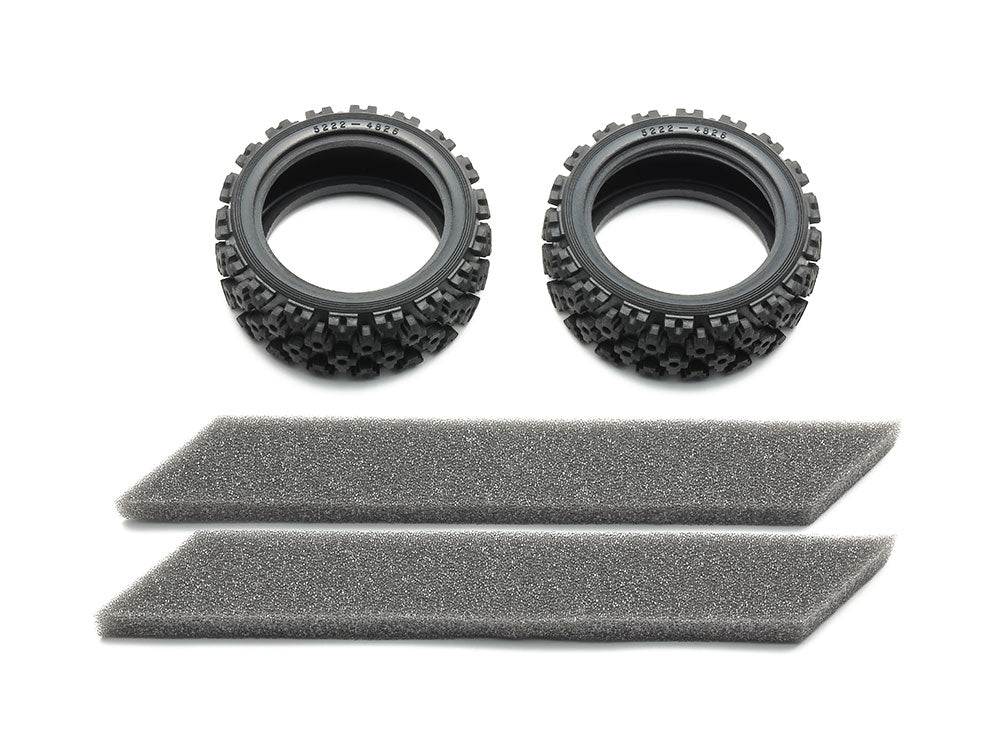 Rally Block Tires, Soft Compound w/ Foam Inserts (2)