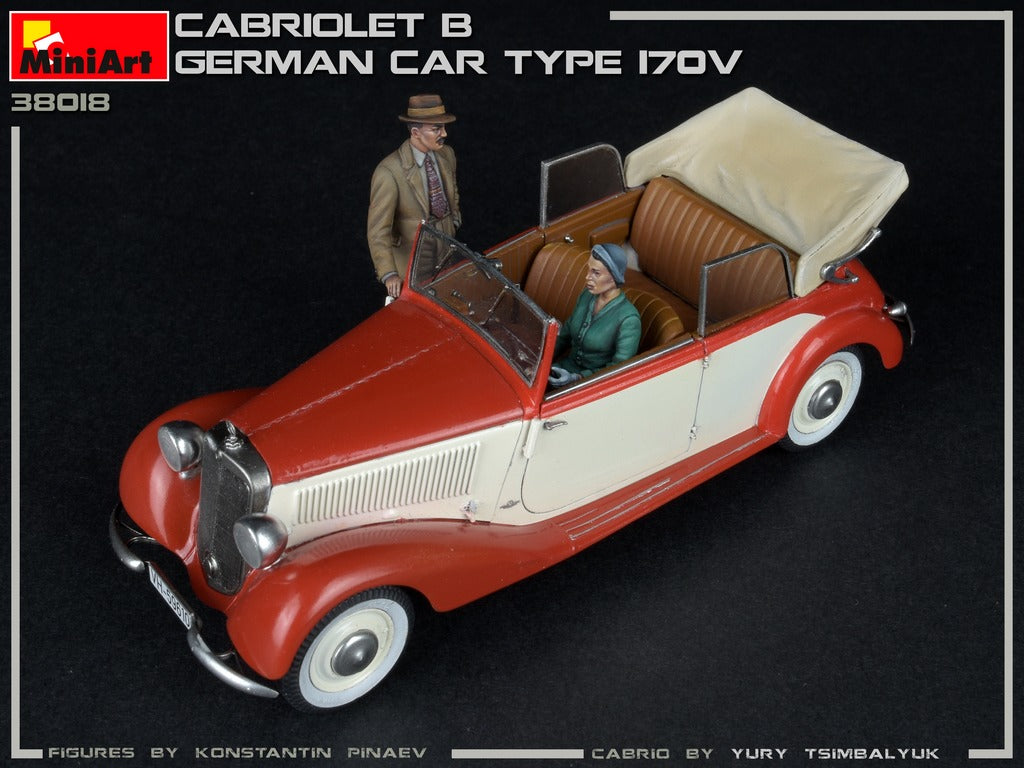 MiniArt 1/35 Cabriolet B German Car Type 170V