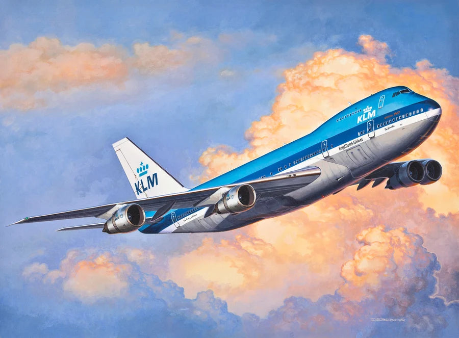 1:450 Boeing 747-200 - Gift Set