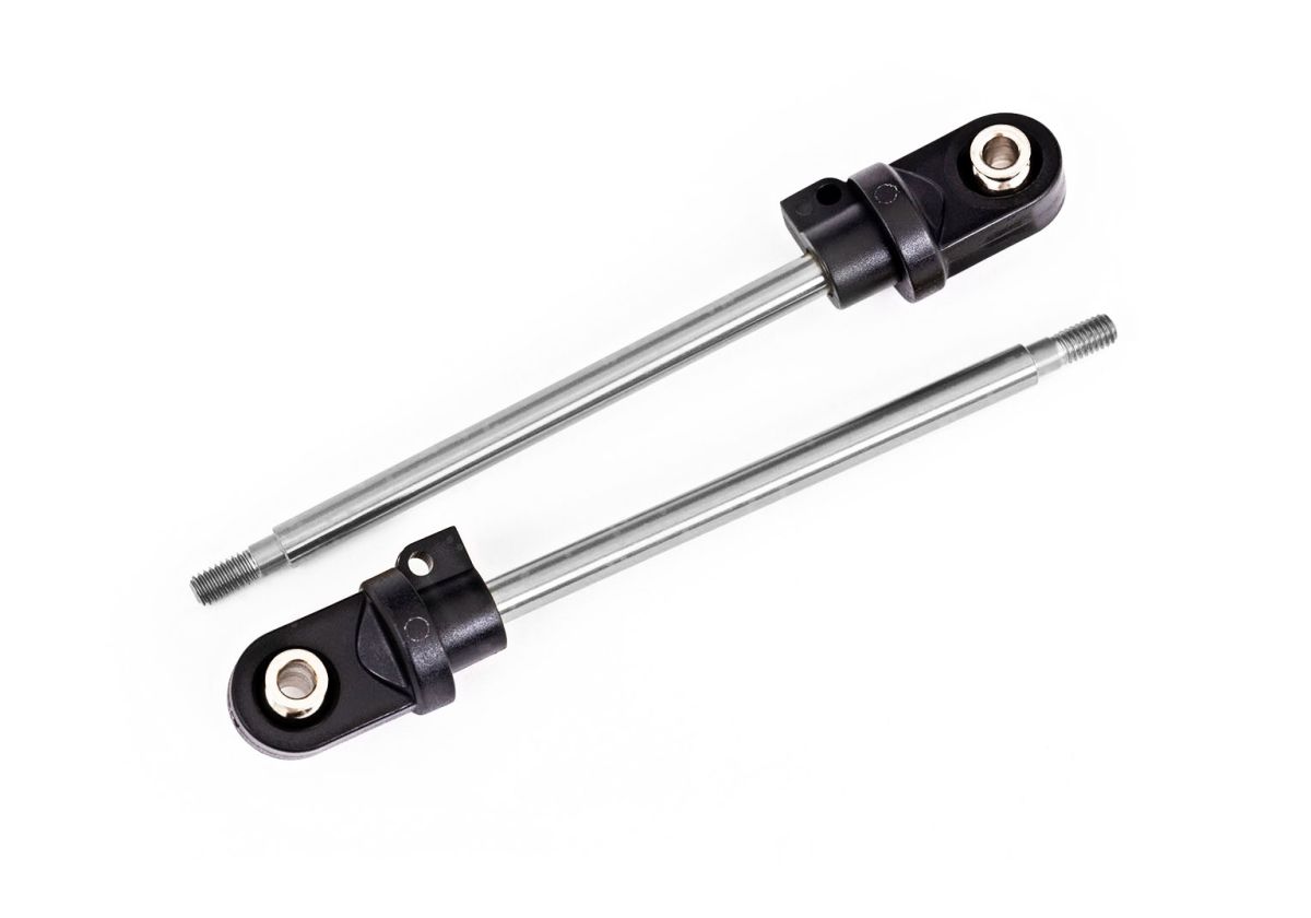 Shock Shaft, 92mm (GTX) (Steel, Chrome Finish) (x2)