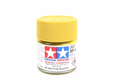XF-4 FLAT YELLOW GREEN ACRYLIC