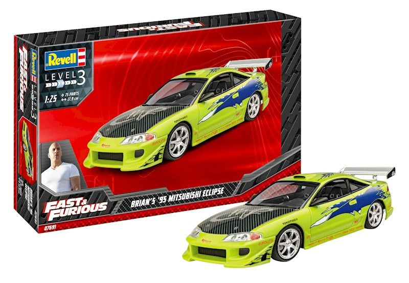◆未開封◆Fast＆Furious 1995 Mitubishi Eclipse 1:25 Fast & Furious Brian's 1995 Mitsubishi Eclipse – Chris's House