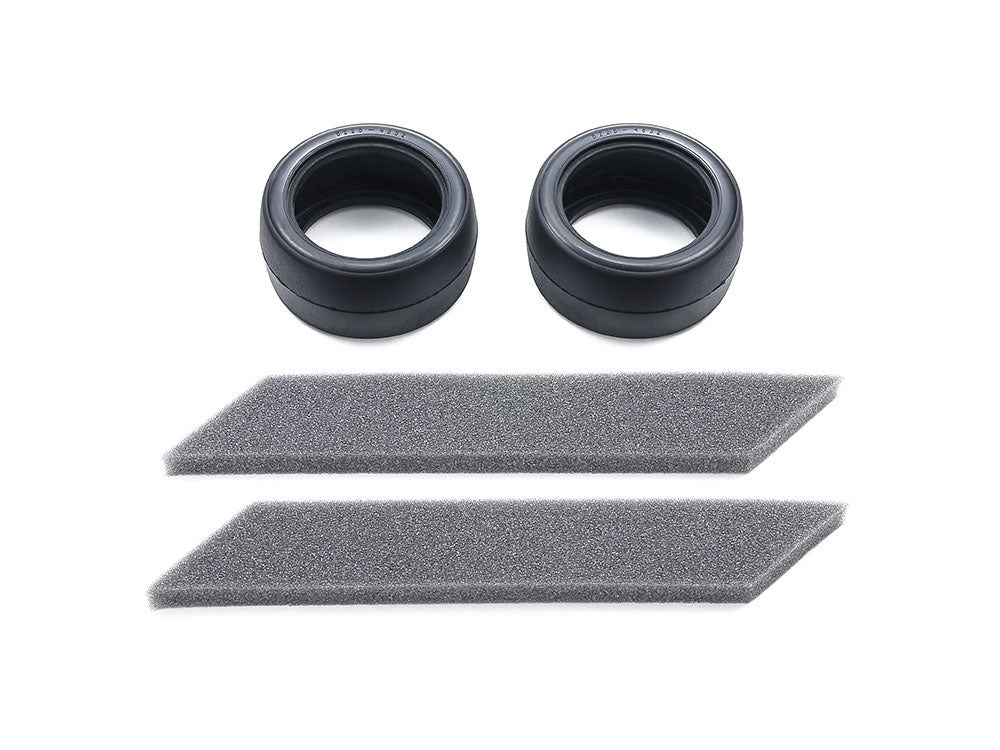 1/10 Tamiya Rear Racing Slick Tires & Inserts (x2)