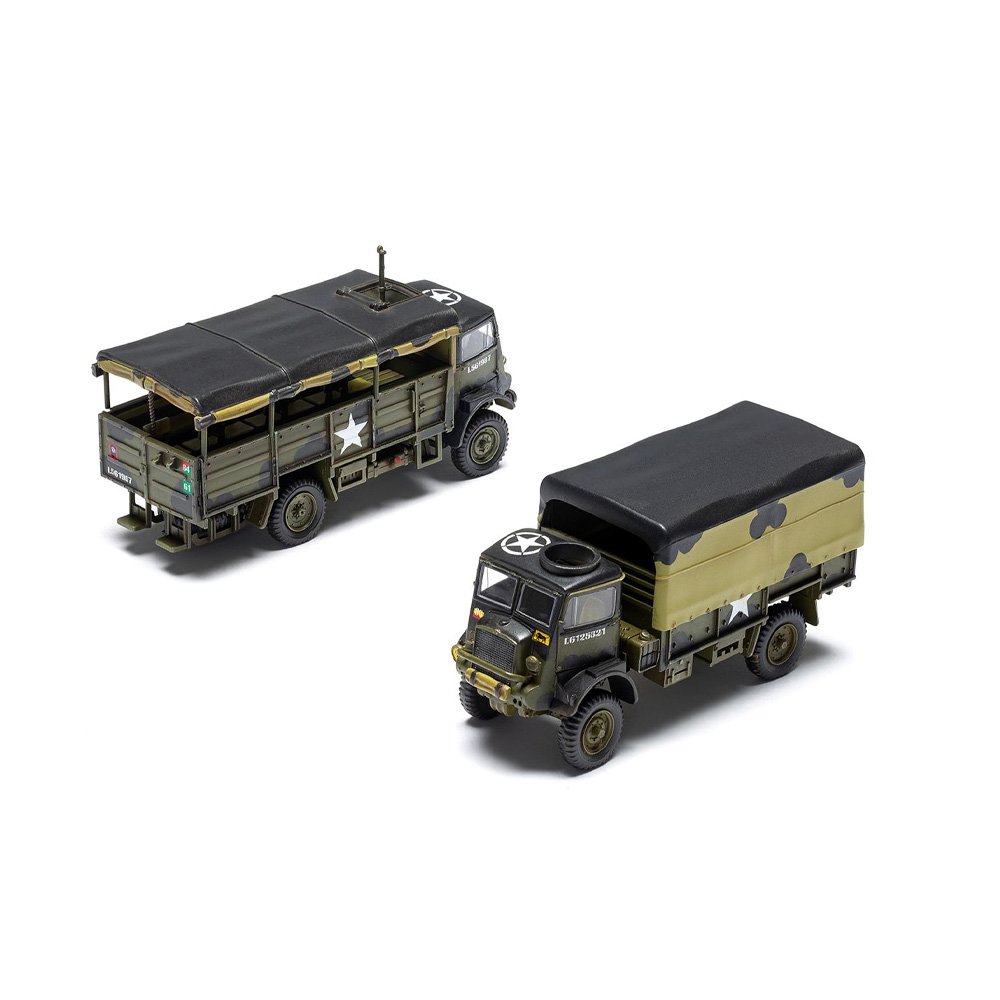 1:76 WWII 3-ton 4x4 General Service & Troop Trucks