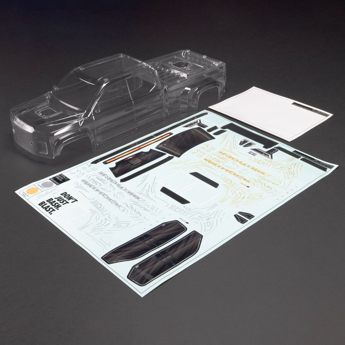 BIG ROCK CREW 4X4 Cab Trimmed Body, Clear