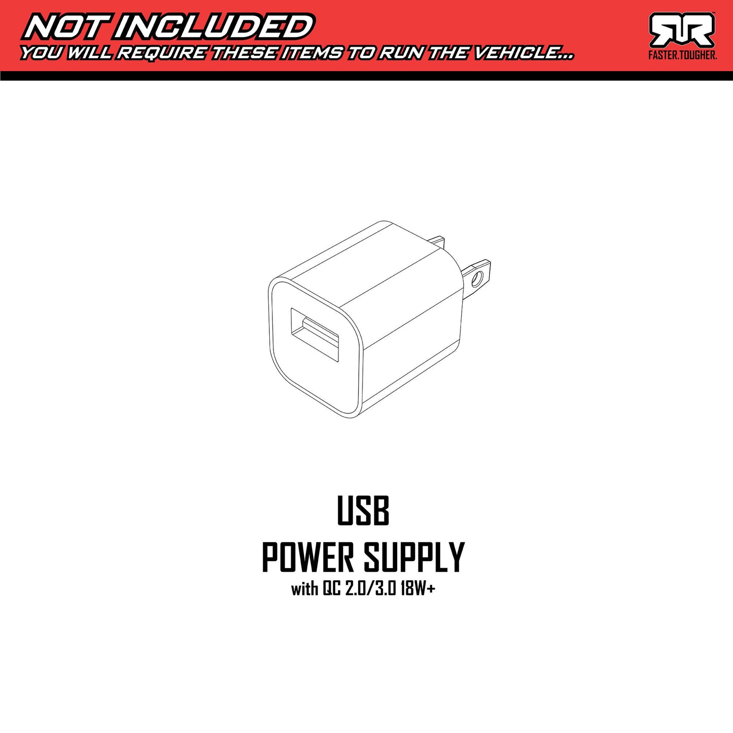 MOJAVE GROM Mini Brushed 4X4 Desert Truck RTR with Battery & Charger, Red/Black