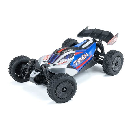 Typhon Grom Mega 380 Brushed 4X4 Buggy RTR with Battery & Charger - Blue/Silver