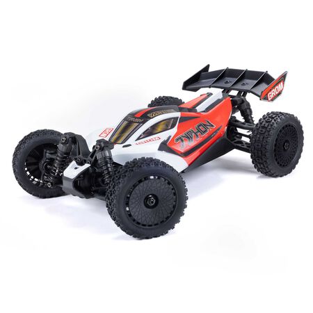 Typhon Grom Mega 380 Brushed 4X4 Buggy RTR with Battery & Charger - Red/White
