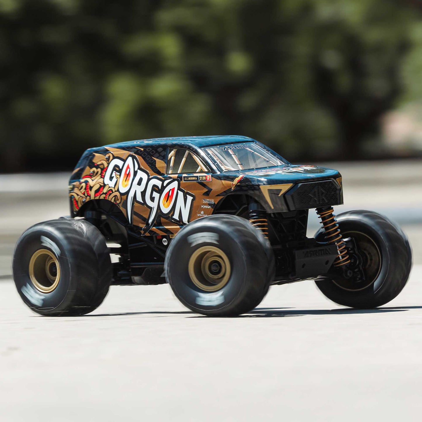 1/16 Gorgon Grom 4x4 RTR Brushed Monster Truck, Bronze - Battery & Charger Included PREORDER