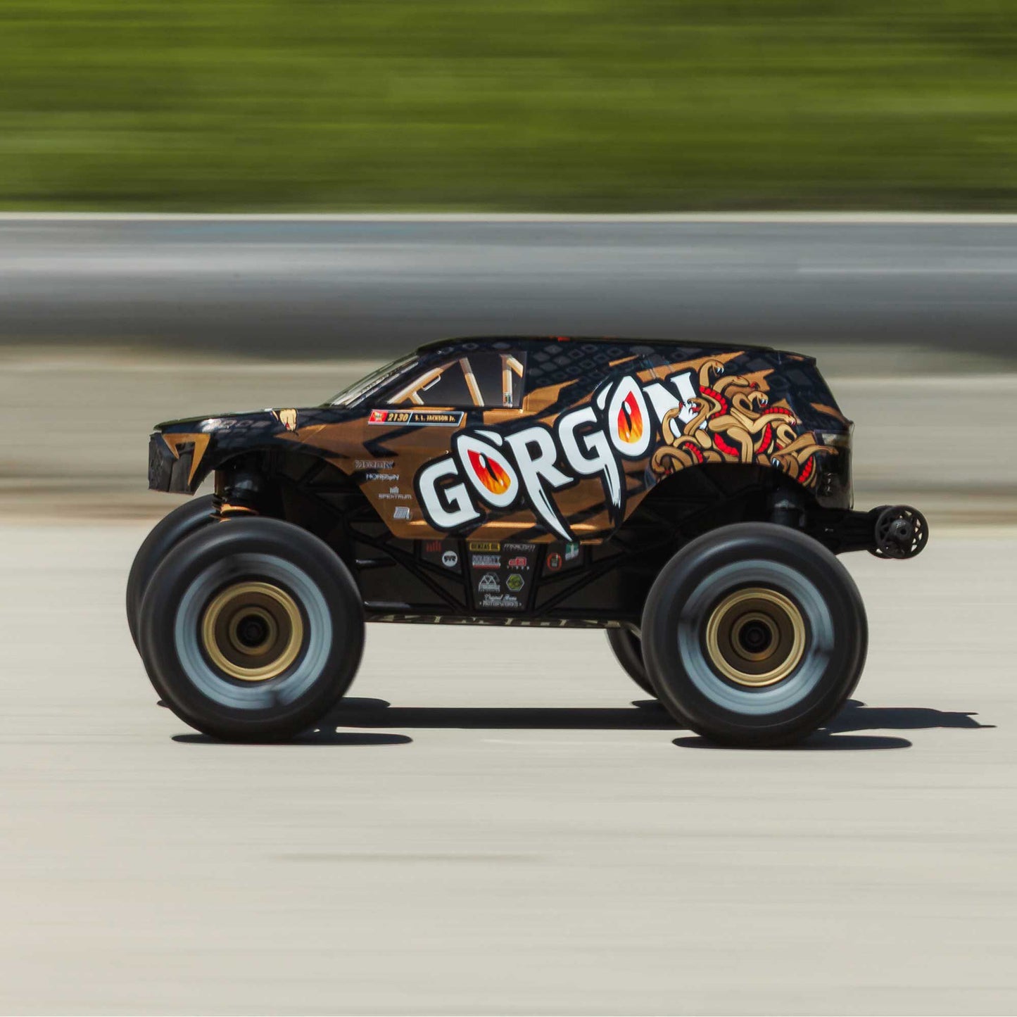 1/16 Gorgon Grom 4x4 RTR Brushed Monster Truck, Bronze - Battery & Charger Included PREORDER