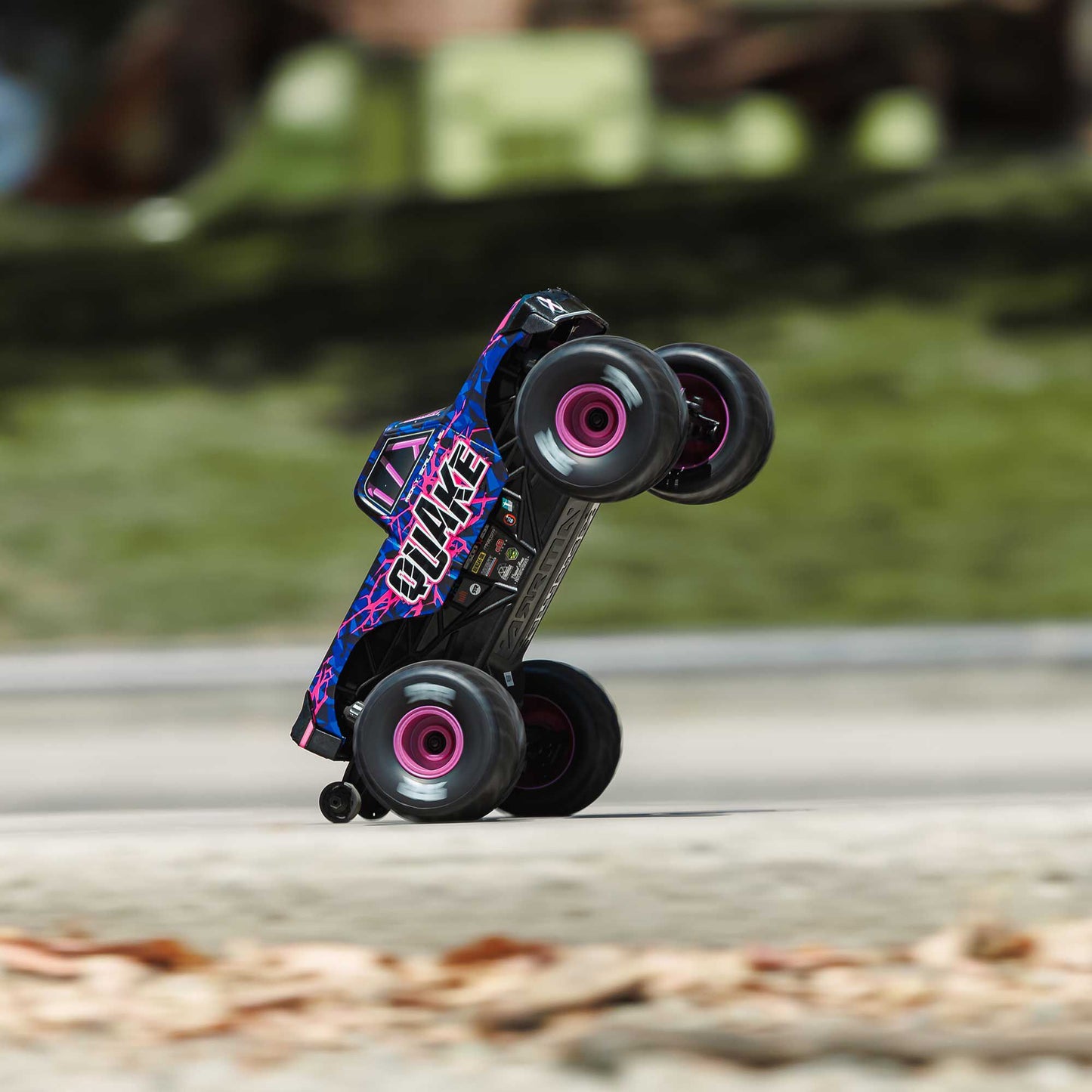 1/16 Quake Grom 4x4 RTR Brushed Monster Truck, Purple - Battery & Charger Included PREORDER