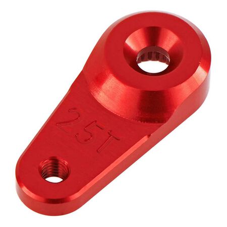 Servo Horn Metal 25T Aluminum Red