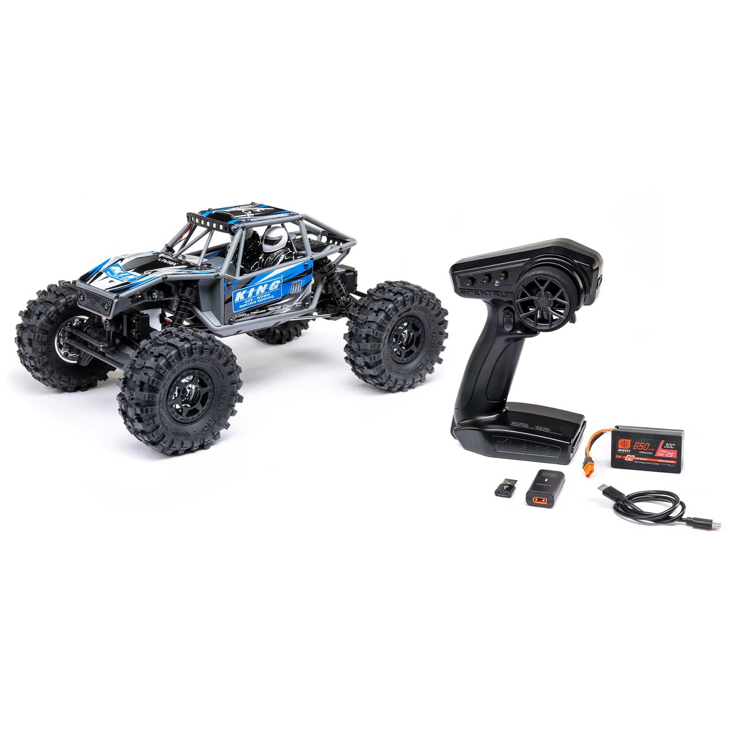 1/18 UTB18 Capra 4WS 4WD Trail Buggy RTR with Battery & Charger, Blue