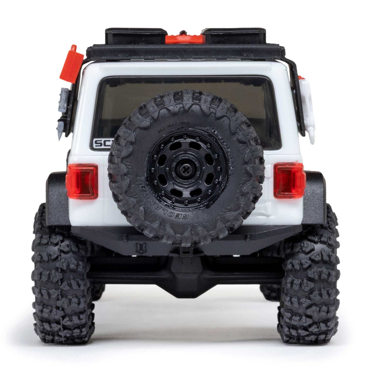 1/30 SCX30 Jeep Wrangler JLU 4X4 RTR Brushed Rock Crawler - White PREORDER