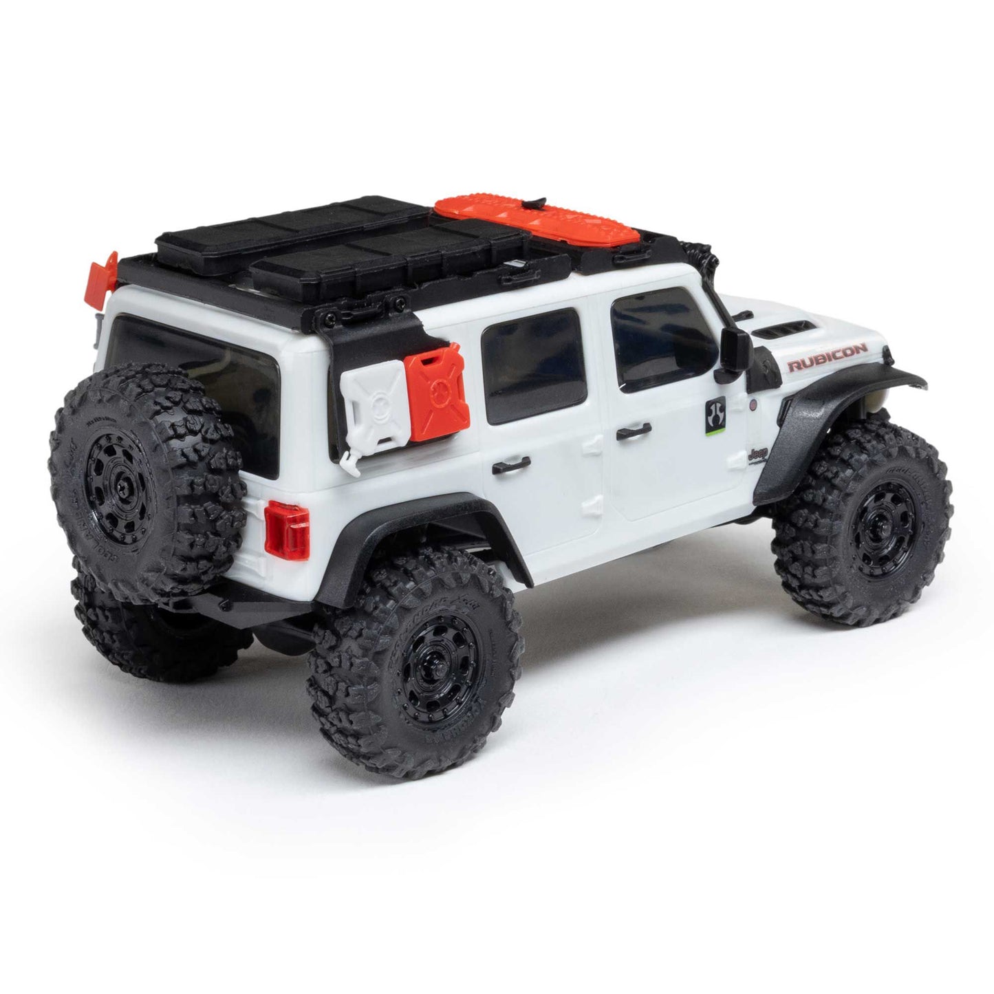 1/30 SCX30 Jeep Wrangler JLU 4X4 RTR Brushed Rock Crawler - White PREORDER