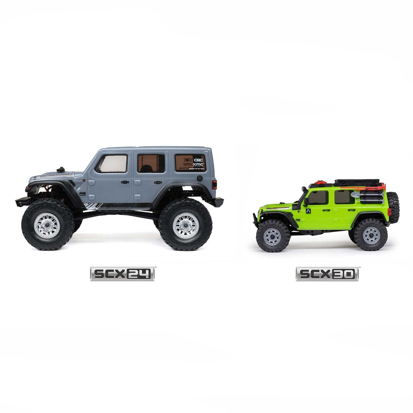1/30 SCX30 Jeep Wrangler JLU 4X4 RTR Brushed Rock Crawler - White PREORDER