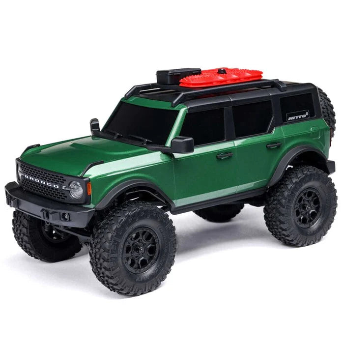 SCX24 Ford Bronco 4X4 RTR Brushed Rock Crawler (Battery & Charger Included), Green