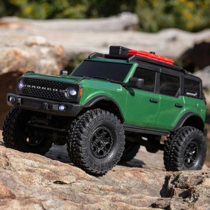 SCX24 Ford Bronco 4X4 RTR Brushed Rock Crawler (Battery & Charger Included), Green