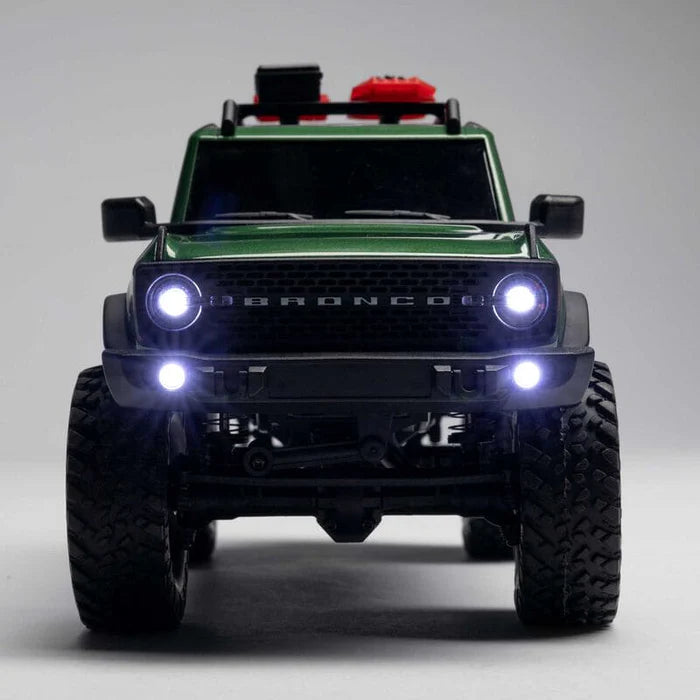 SCX24 Ford Bronco 4X4 RTR Brushed Rock Crawler (Battery & Charger Included), Green