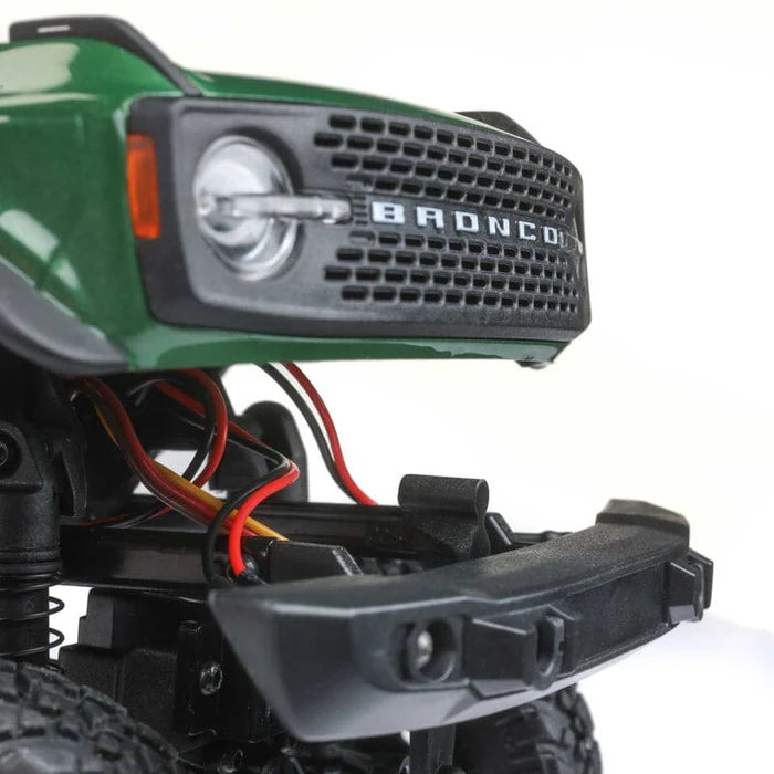 SCX24 Ford Bronco 4X4 RTR Brushed Rock Crawler (Battery & Charger Included), Green