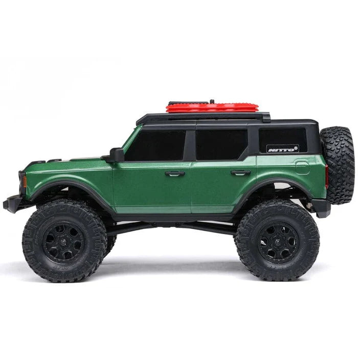 SCX24 Ford Bronco 4X4 RTR Brushed Rock Crawler (Battery & Charger Included), Green