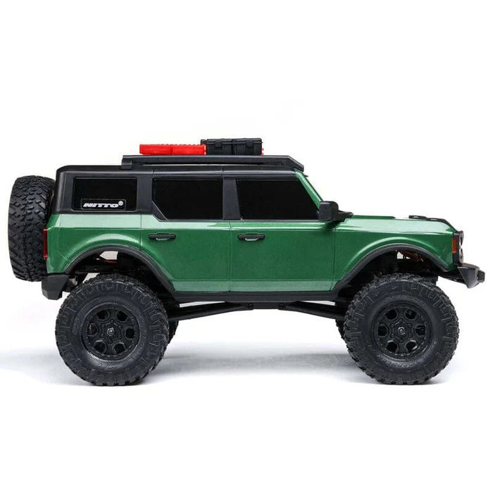 SCX24 Ford Bronco 4X4 RTR Brushed Rock Crawler (Battery & Charger Included), Green