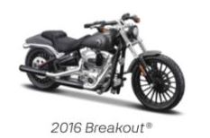 Maisto 1/18 H-D Motorcycles, Series 40 2016 Breakout