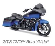 Maisto 1/18 H-D Motorcycles, Series 39 2018 CVO Road Glide