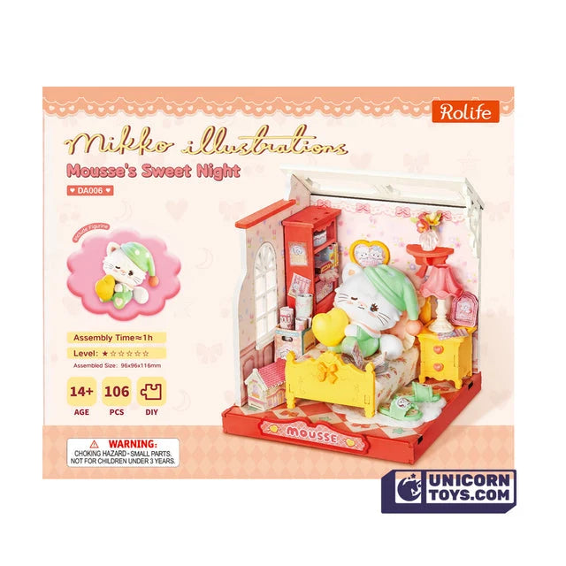 Mousse's Sweet Night - DIY Miniature House Kit