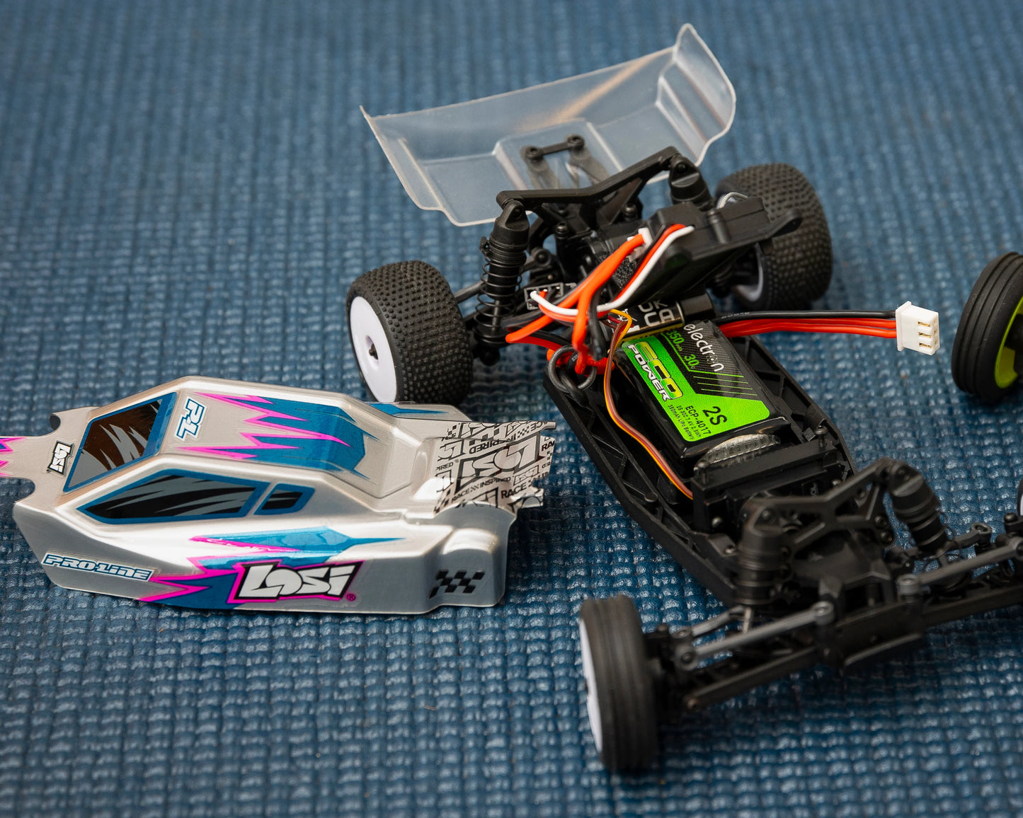 "Electron" 2S 30C LiPo Battery w/PH2.0 Connector (7.4V/350mAh) (Losi® Micro-B™)