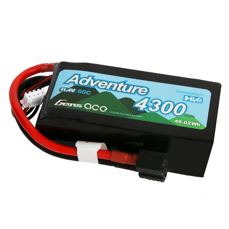 3S LiHV 60C 4300mAh w/Universal Connector